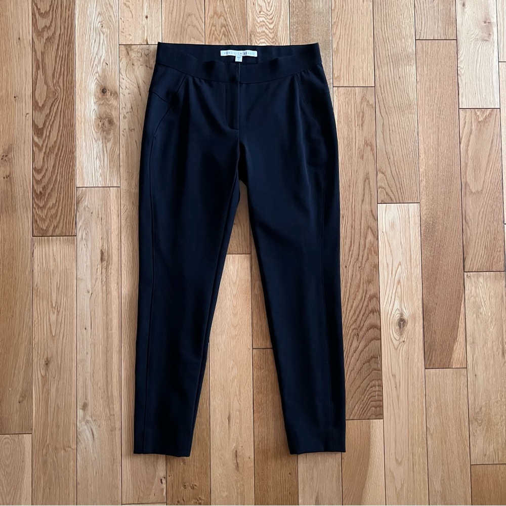 Veronica Beard Capri Pants Low Rise Elastic Waist Black Y2K Womens Size 2